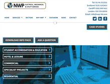 Tablet Screenshot of nwp-ltd.com